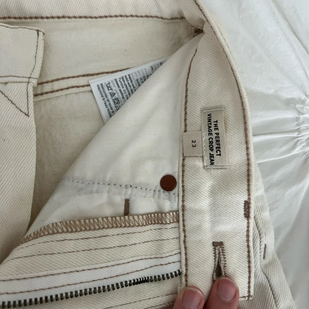 MADEWELL PERFECT VINTAGE CROP JEAN - Picture 2 of 5